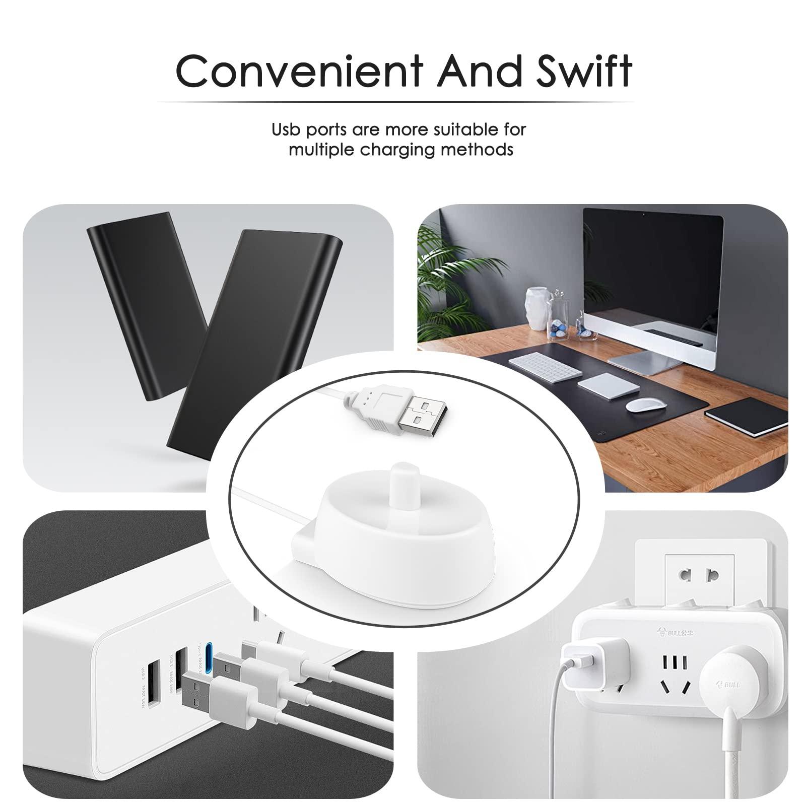XCLBTFDC USB Charger Base fit for Philips Electric Toothbrush Sonicare Electric Toothbrush HX3681
