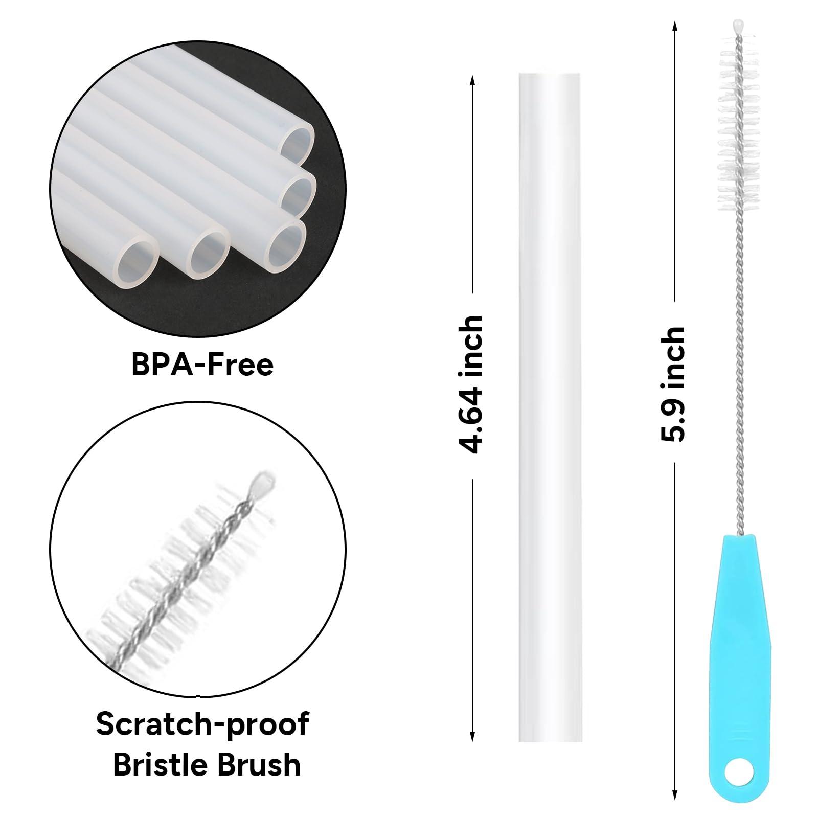 CampTek Replacement Straws For CamelBak Eddy +Kids Water Bottle,CamelBak Eddy+ Kids Straw Replacement Parts Accessories (14OZ)