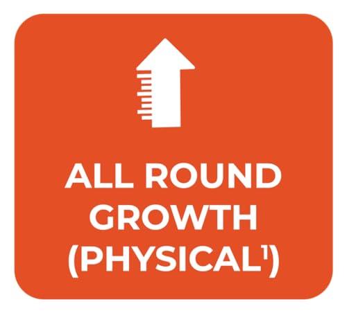 Groviva Groviva Milk Protein Powder for Kids 2-6 years | 38 Growth & Digestive Nutrients | Supports Physical Growth, Brain Development & Immunity - 400g Jar (Strawberry)