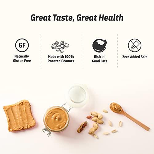 Pintola Pintola High Protein All Natural Peanut Butter | Unsweetened | 37% Protein | Imported Whey Protein and Roasted Peanuts (Creamy, 510g)
