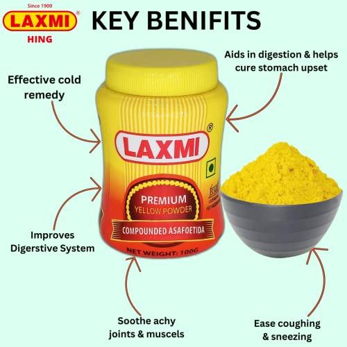 Laxmi hing Laxmi Hing Premium Yellow Powder (Compounded Asafoetida) 100gm