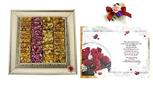 Feastive Celebrations Feastive Celebrations Bikanervala Assorted Chikki & Anniversary Greeting Card