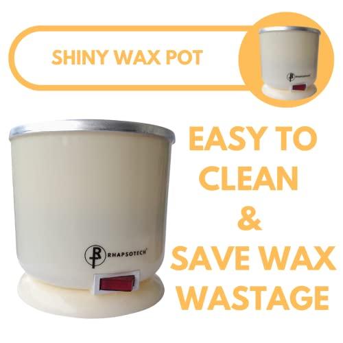 RHAPSOTECH Rhapsotech Wax Heater for Waxing | Wax Machine for Waxing with Auto Cut-Off Feature | Wax Heater for Waxing for Women | Automatic Wax Heater | (Cream)