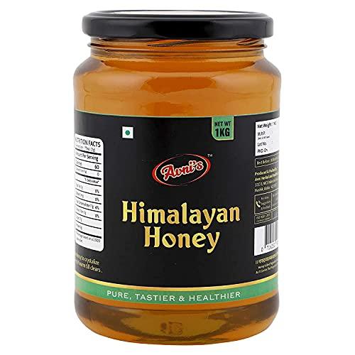 Avni Herbal and Healthcare Avni\'s Tasty Healthy Himalayan & Forest Honey Combo | Unprocessed | Unpasteurised | No Preservatives | Pack of 2 (1 Kg, each)