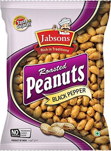 Jabsons Jabsons Roasted Peanut Different Flavours - Pack Of 7 | Gluten free| Healthy Ready to Eat Snacks |Jumbo Bharuchi Flavoured Peanuts | Moongphali Dana |Roasted Peanut Sing