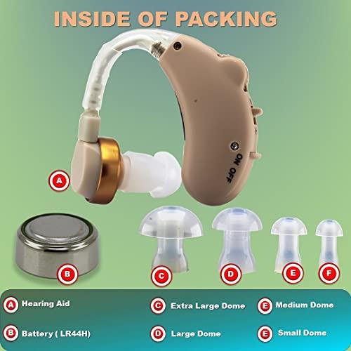 Enlinea Enlinea ENL-185 Behind-The-Ear (Bte) Hearing Aid Machine For Ear Old Age | Suitable For Mild To Moderate Hearing Loss (Pack of 1)