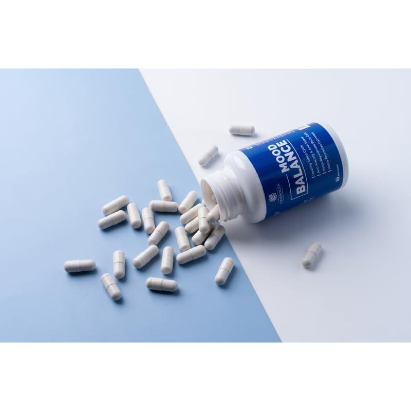 SAHAROGYA Saharogya Mood Balance Tablets With Jatamansi Extract, Tagar Extract, Ashwagandha Extract & Melatonin (60 Tablets)