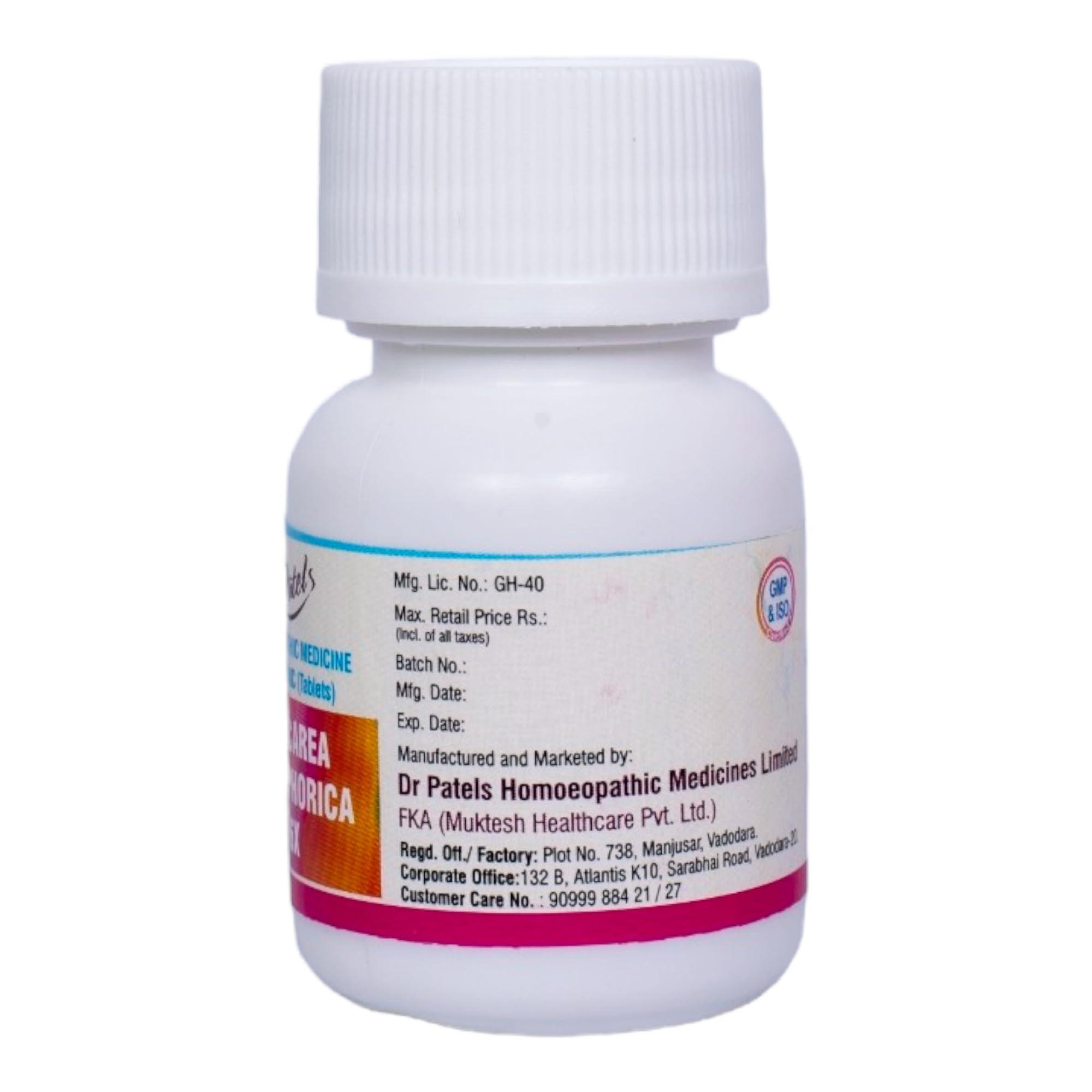 DR PATELS HOMEOPATHIC MEDICINES Dr Patel\'s Homeopathic Calcarea Phosphorica 6X Biochemic Tablets - Restorative Formula for Cell Regeneration, Fracture Healing, and Digestive Support- 25gms