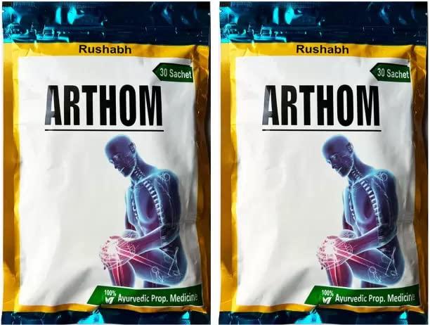 RUSHABH RUSHABH GAHARWAR Arthom ayurvedic churna (pack of 2) 30 sachets each total 60 sachets