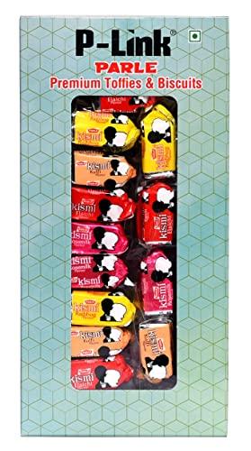 Parle Parle Kismi Assorted with Four Delecious Flavoured Elaichi, Kulfi, Rosemilk & Rajbhog 250+ Toffee or 1230gm
