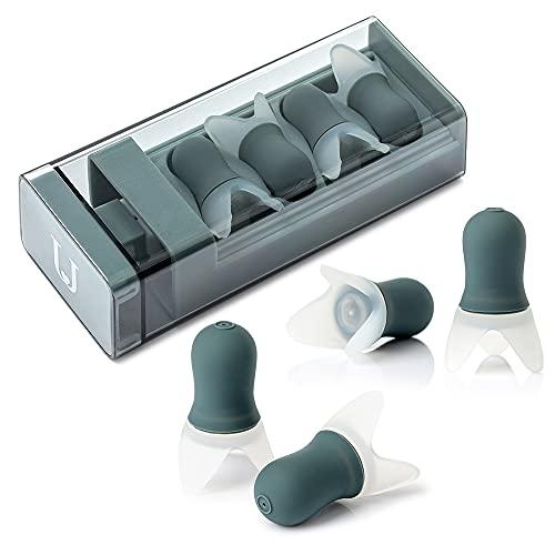 Layfoo Noise Cancelling Ear Plugs Sound Blocking Earplug Noise Reduction Reusable with Storage Case for Slee g Snoring Swim ng (Flight earplug) -Layfoo