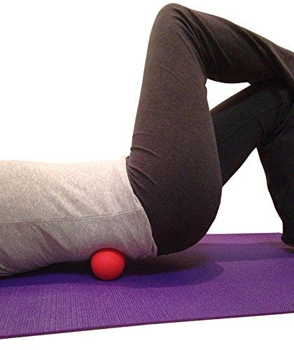 Kieba Kieba DuPont Massage Firm Lacrosse Balls for Myofascial Release, Trigger Point Therapy, Muscle Knots, and Yoga - Set of 2