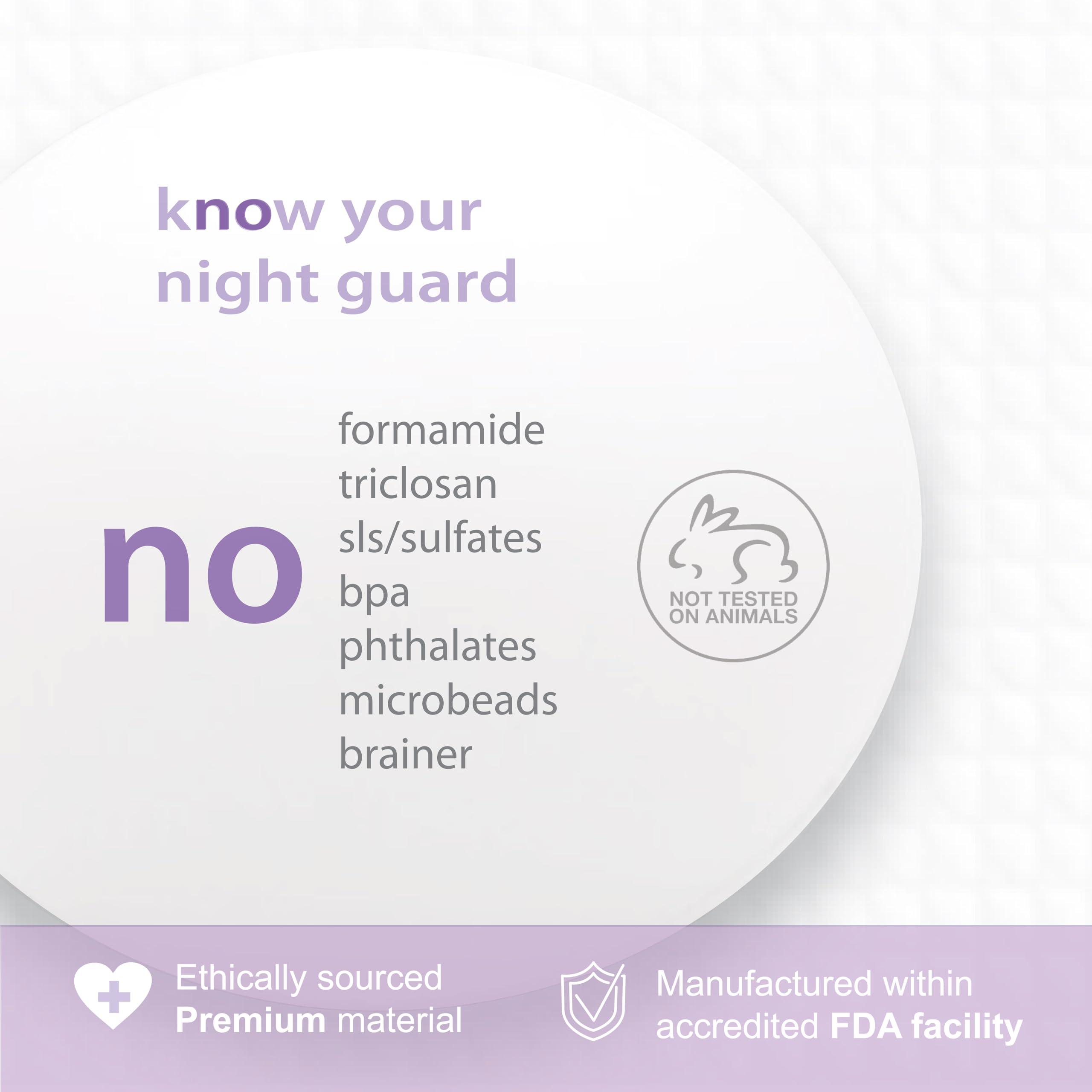 Sleepette Sleepette Night Guard for Women, TMJ Mouth Guard for Grinding Teeth at Night Jaw Clenching & Bruxism - Moldable Dental Night Guard for Teeth Grinding Mouth Guard for Sleep, 4 x Nightguard 2 x Sizes