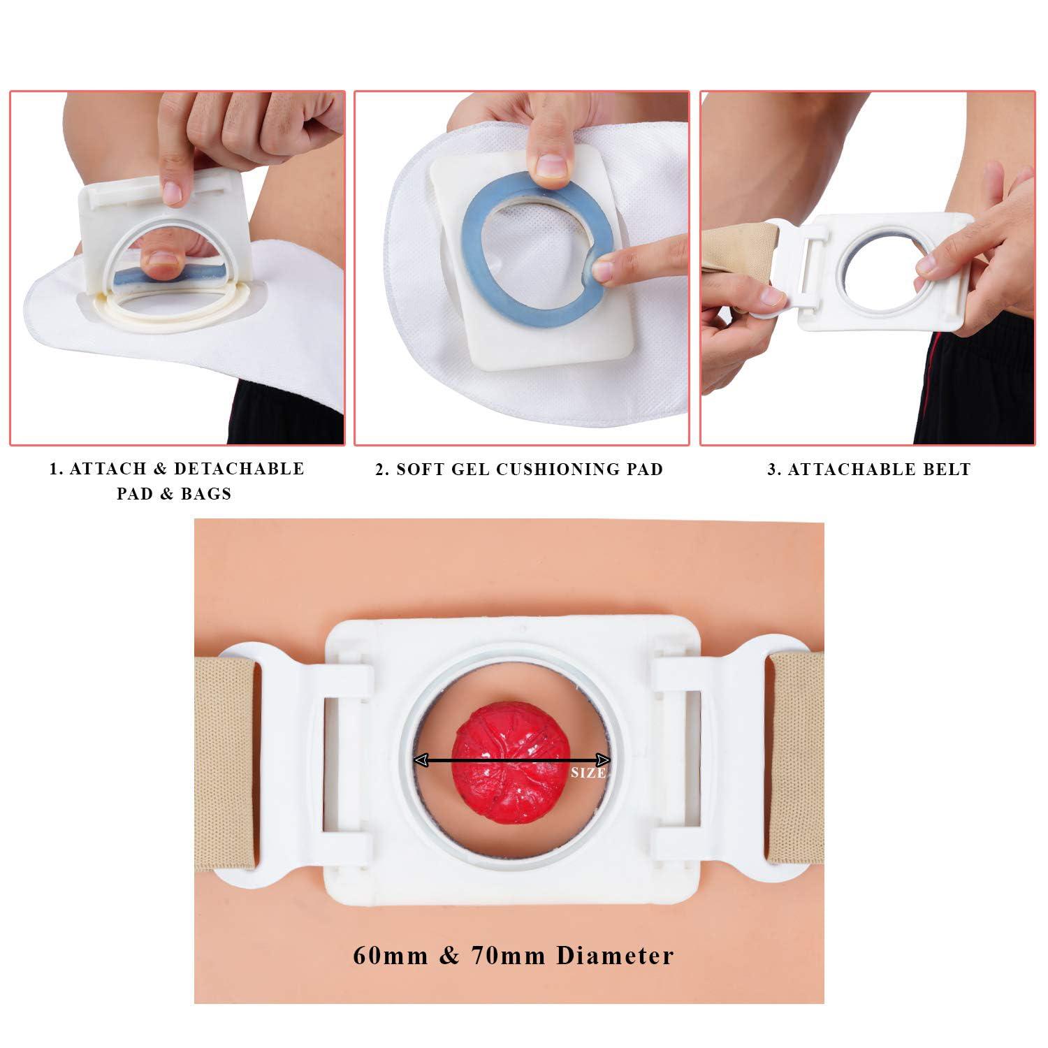 Osto-mate Osto-Mate Permananent Colostomy BELT Bag-60MM (WASH & RE-USABLE)
