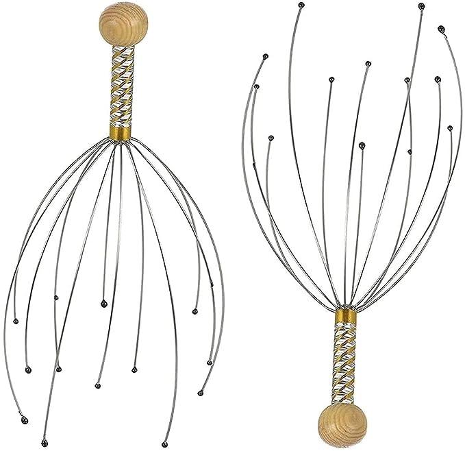Generic Scalp Massage Machine Head Massager Scalp Scratcher 12 Fingers Head Scratcher For Head Massage Body Relaxing Hair Massage