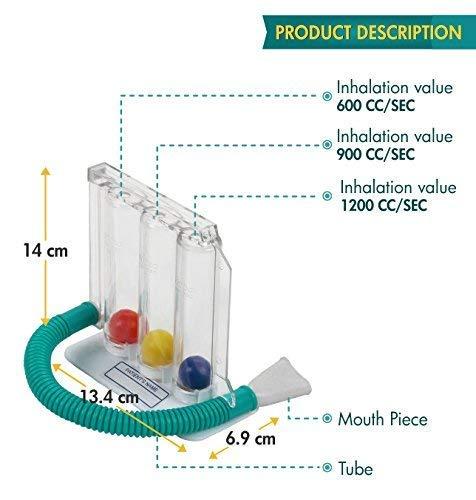 Generic Infi 3 ball spirometer