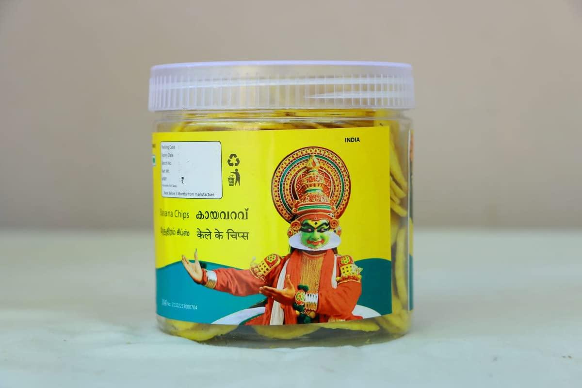 Farmwick FARMWICK\'s Natural Kerala Banana Chips - Delicious Snacks - 500 Gm (Pack of 1)