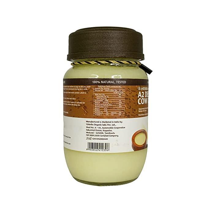 18 HERBS ORGANICS HEALTH WITH HERBS 18 Herbs Organics Health with Herbs A2 Desi Cow Ghee - Traditional Handmade Bilona Method (A2 Desi Ghee 200ml)