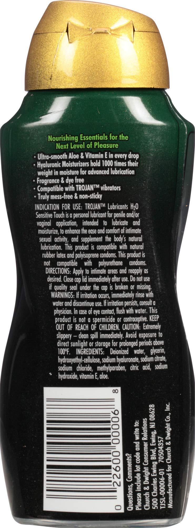 TROJAN H2O Sensitive Touch Lubricant 5.5oz by Trojan