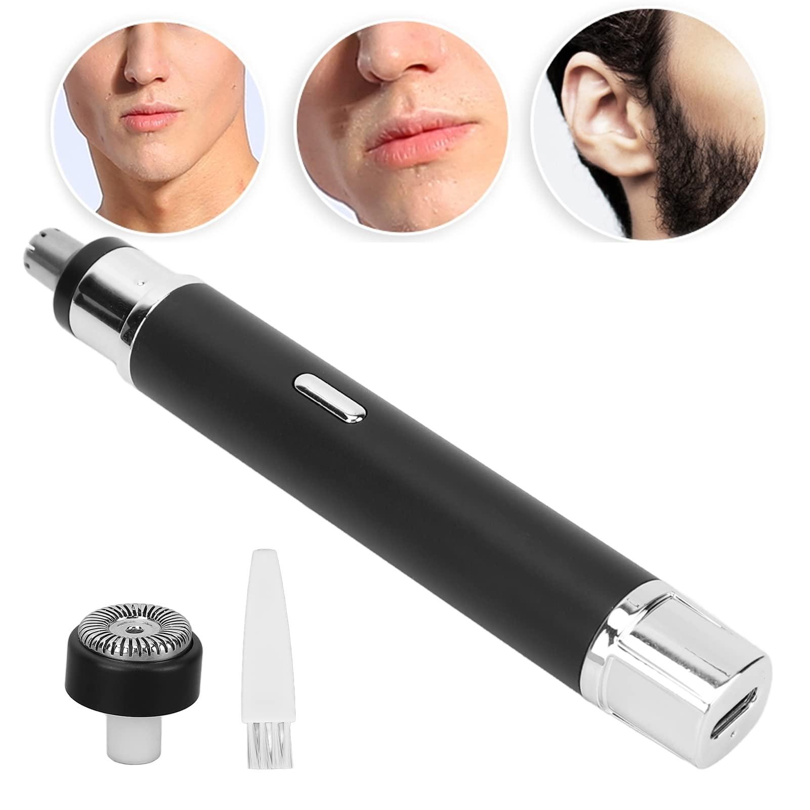 BUCS Nose Hair Trimming Machine, Nose Trimmer Electric USB Low Noise for Men for Home (Black)
