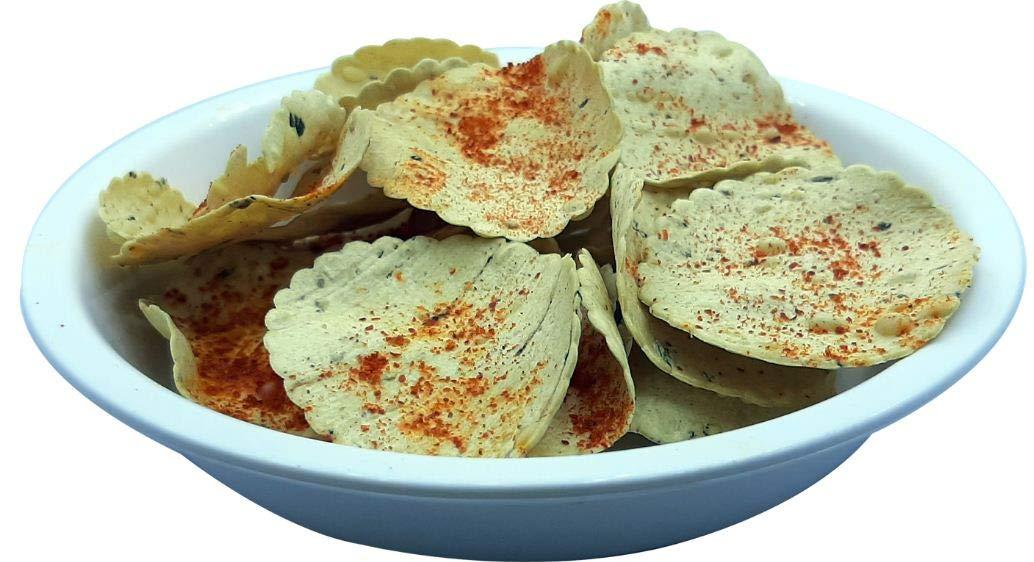 Yuvraj Food Product Yuvraj Food Product Papad Mini Disco coin size papad go for ready To Fry 1 kg pack