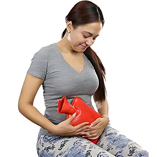 Twipan Twipan Rubber hot water bag, hot water bags for pain relief, heating pad for pain relief - Random color - 1 Piece