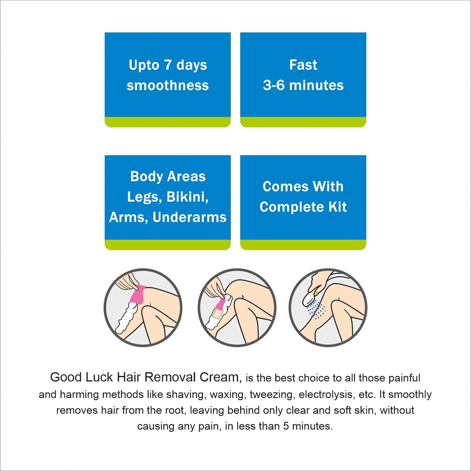 Good Luck Good Luck Diamond Hair Removal Cream (Pack of 3)