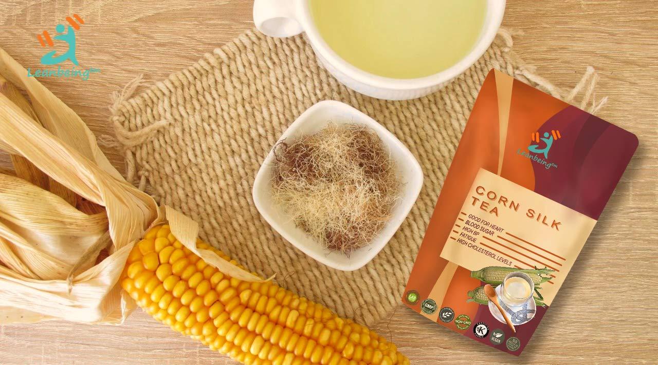 LEANBEING Leanbeing Corn Hair Tea for Kidney Stones / Liver Cleansing - Corn Silk Tea - Maize Hair Tea - Natural- 100gm (50g*2 ,Pack of 2) |Supports Urinary Tract Health