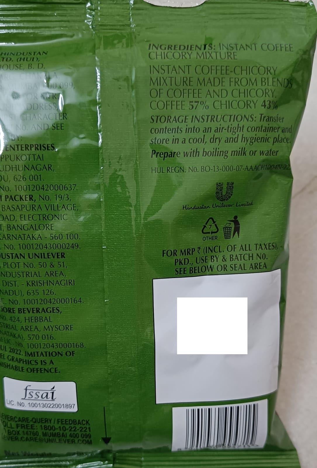 GENERIC Bru Coffee Powder, Bru Instant Coffee Powder,( Special Catering ) Pack of 3 (Each 200g) plus get A. Mangals Rose Milkshake powder 200g worth 200- free