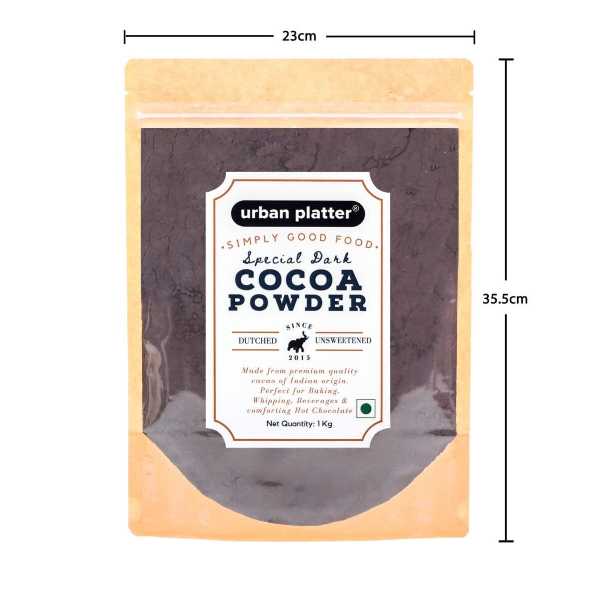 urban platter Urban Platter Special Dark Cocoa Powder, 1Kg
