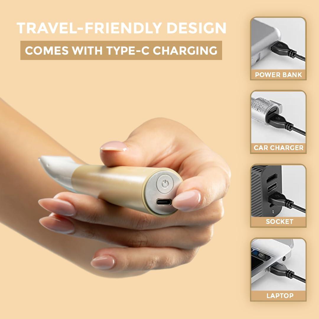 WINSTON Winston Rechargeable Electric 3-in-1 Full Body and Bikini Trimmer for Women - 90 Min, Safe for Sensitive Area, Multi-Grooming Eyebrow Trimmer, Body and Bikini Trimmer - 1-Year Warranty