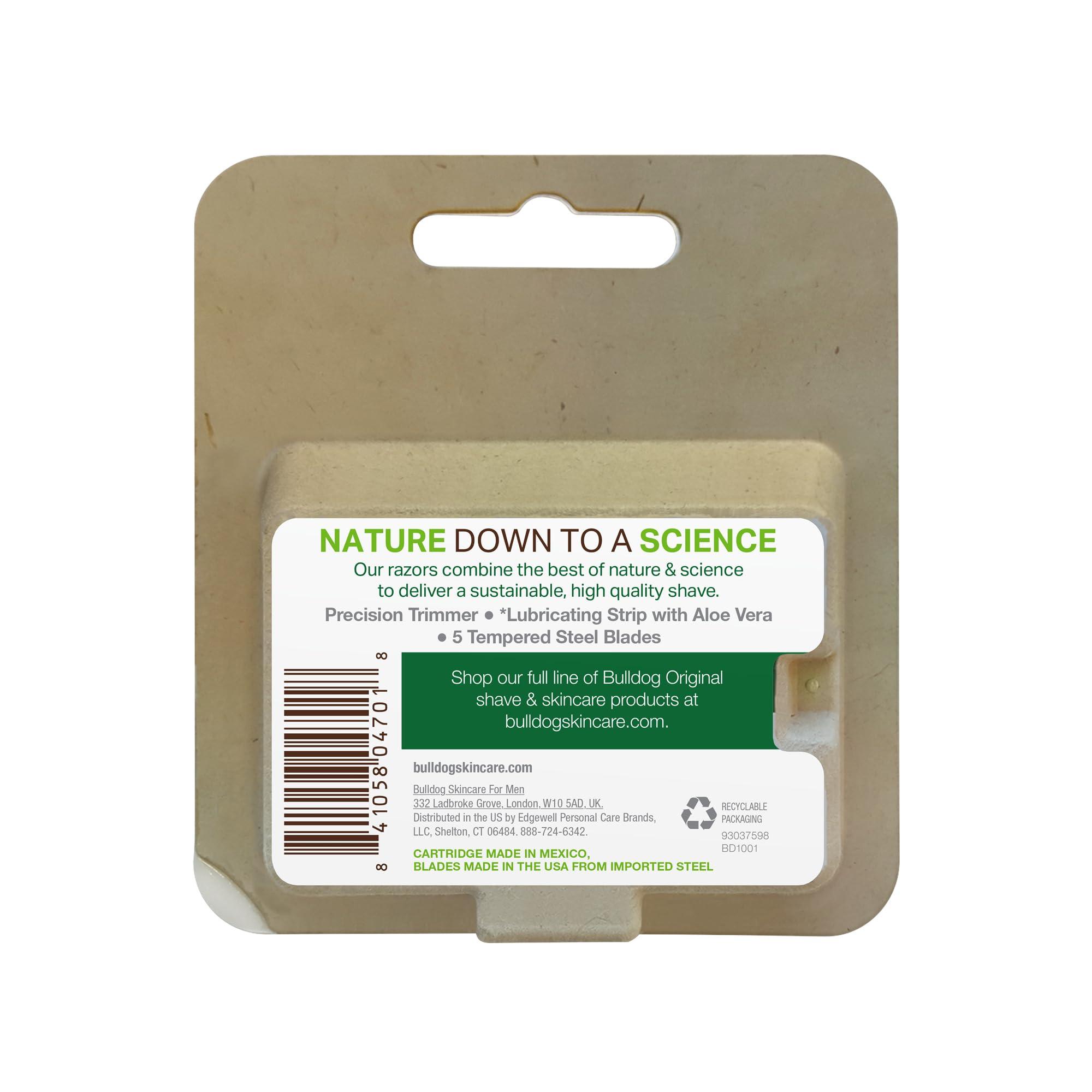 Bulldog Bulldog Mens Skincare and Grooming Original Razor Blades Refills for Men, 8 Count