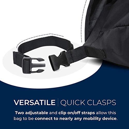 SUPVOX SUPVOX Wheelchair Pouch Wheelchair Bag Waterproof Large Wheelchair Accessories Bags to Hang on Back and Wheelchair Backpack Storage Bag