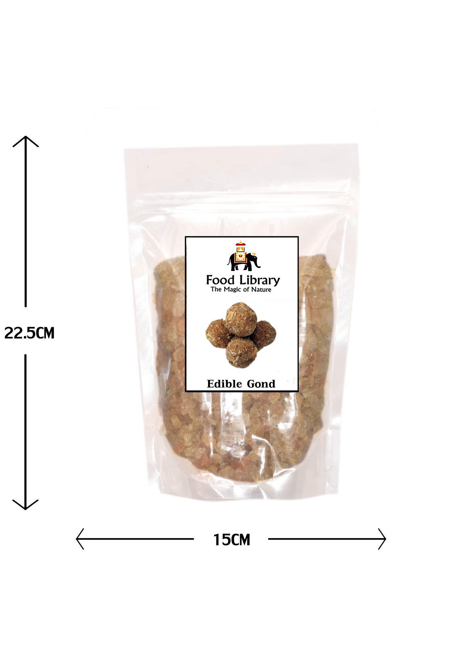 FOOD LIBRARY THE MAGIC OF NATURE Food Library Edible Gum/ Gond/ Gondh, 200g