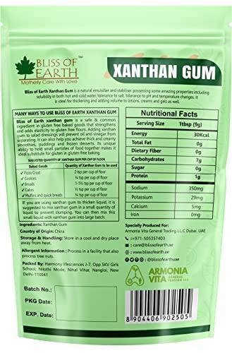 BLISS OF EARTH Bliss of Earth Xanthan Gum Powder 100% Pure Food Grade Natural Thickener Gluten Free, Keto Friendly, Vegan 453gm