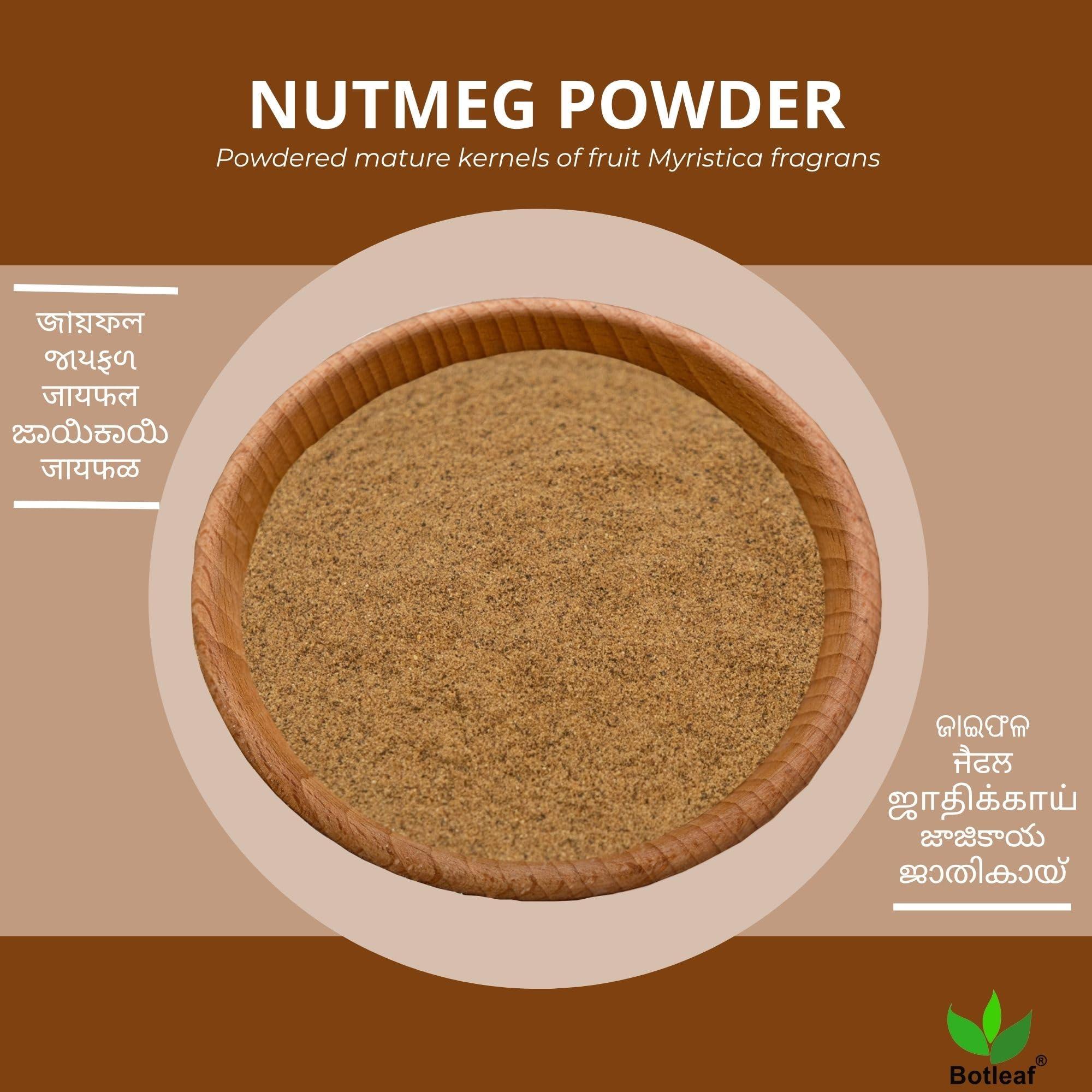 BOTLEAF BOTLEAF Nutmeg Powder 200 GMS Idukki variety Derived from mature kernels of Nutmeg from our farm Kerala Origin Jaiphal Jaifal 200gm