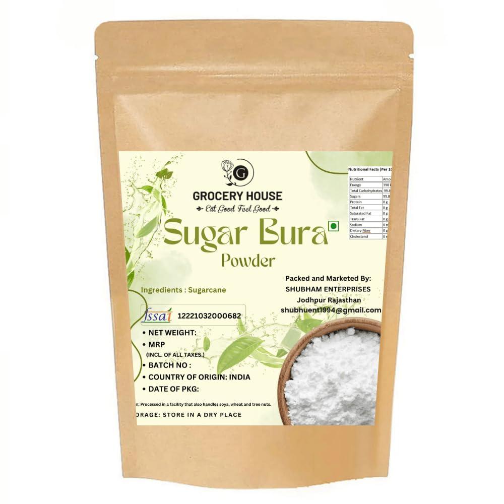 Grocery House Grocery House Sugar bura - Sulphurless White Sugar Powder (Pack of 2 kg)