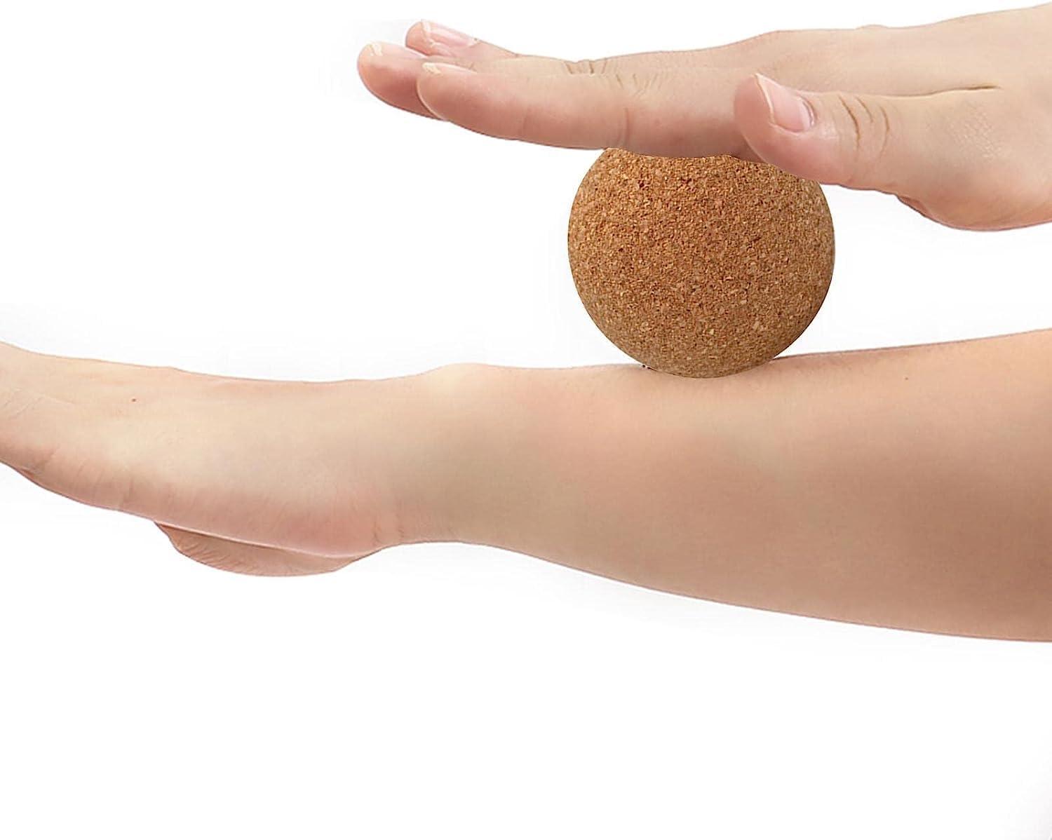 FITCOZI Fitcozi Massage Balls 1 pcs for Myofascial Release, Self-Massage, Reflexology, Plantar Fasciitis, Pressure and Trigger Points, Better Than Foam Rolling with Carry Bag (Single massage Ball)