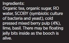 dad's hack Dad\'s Hack Kombucha Drink for Gut Health, Berry Basil Natural Flavour, Vegan, Unpasteurised | No Artificial Flavours or preservatives, Naturally Delicious Probiotic Drink (Pack of 6, 250ml