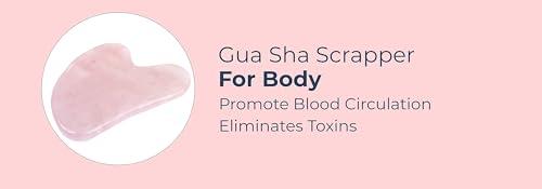 TOI SHOP TOI SHOP (ROSE) Gua Sha. For facial massager, under eye Dark circles, beauty treatment, puffy eyes, Eye roller and Blood flow.