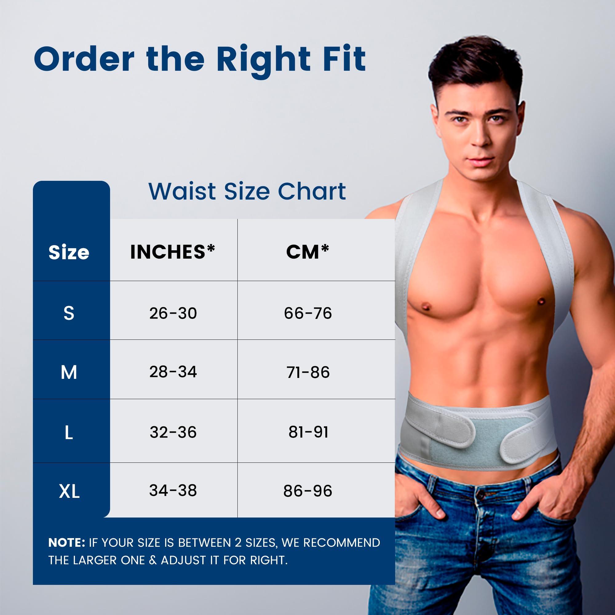 SLOVIC SLOVIC Posture Corrector For Men Back Support Belt For Back Pain Spine Posture Corrector For Women Back Straight Belt Back Posture Corrector Men Posture Belt Back Posture Corrector Women - X - LARGE