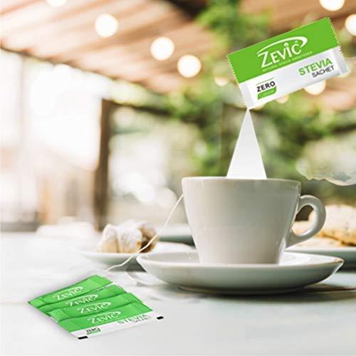 ZEVIC Zevic Sugarfree 100% Natural Stevia Zero Calorie Sachets (150 * 4) - 600, Super Saver Pack
