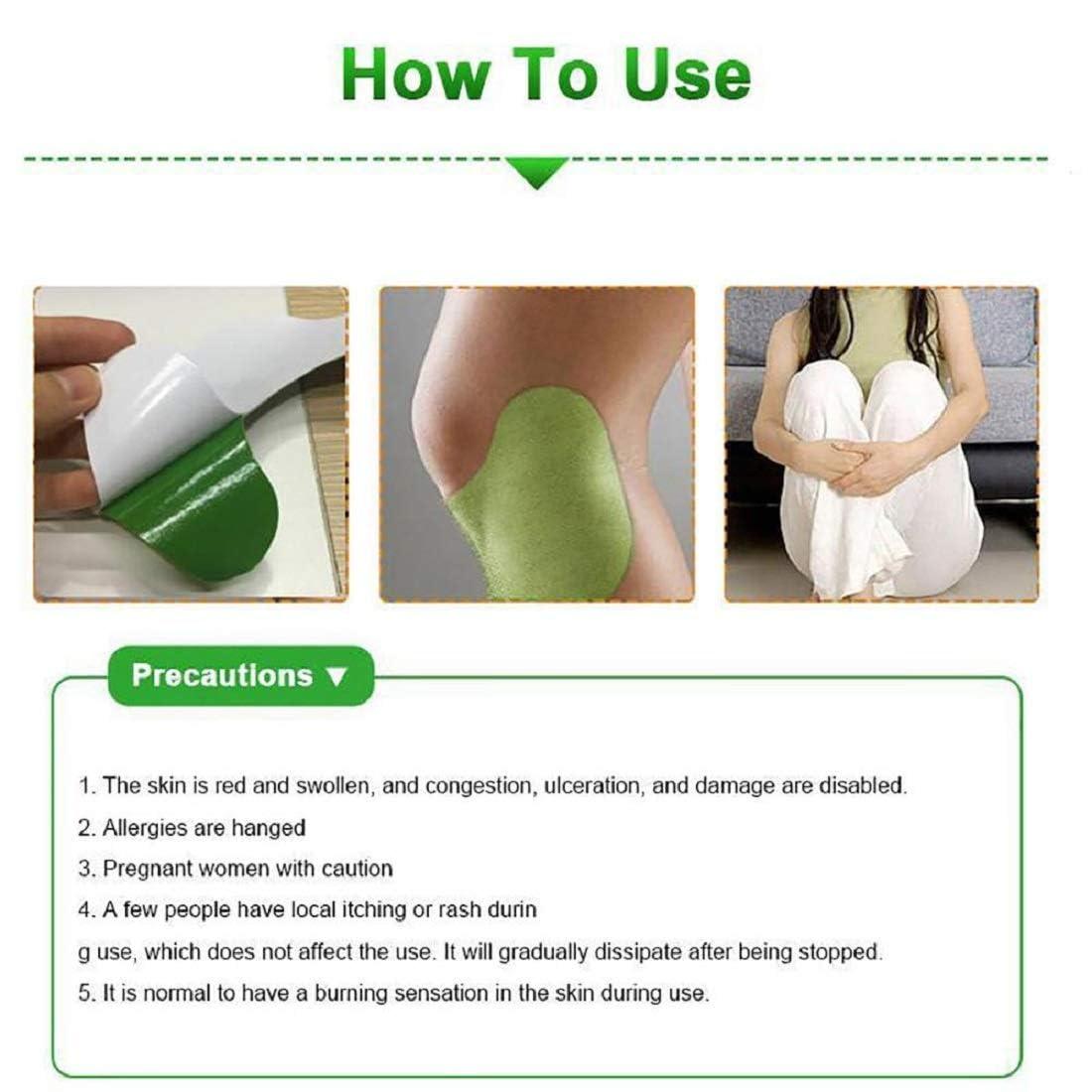 SWAMINE Herbal Knee Plaster Sticker Pain Relief and Inflammation Patches Joint Knee Relief Patches Kit Natural Wormwood Extract Sticker Knee Pain Relief Patches For Men Women Pack Of 10