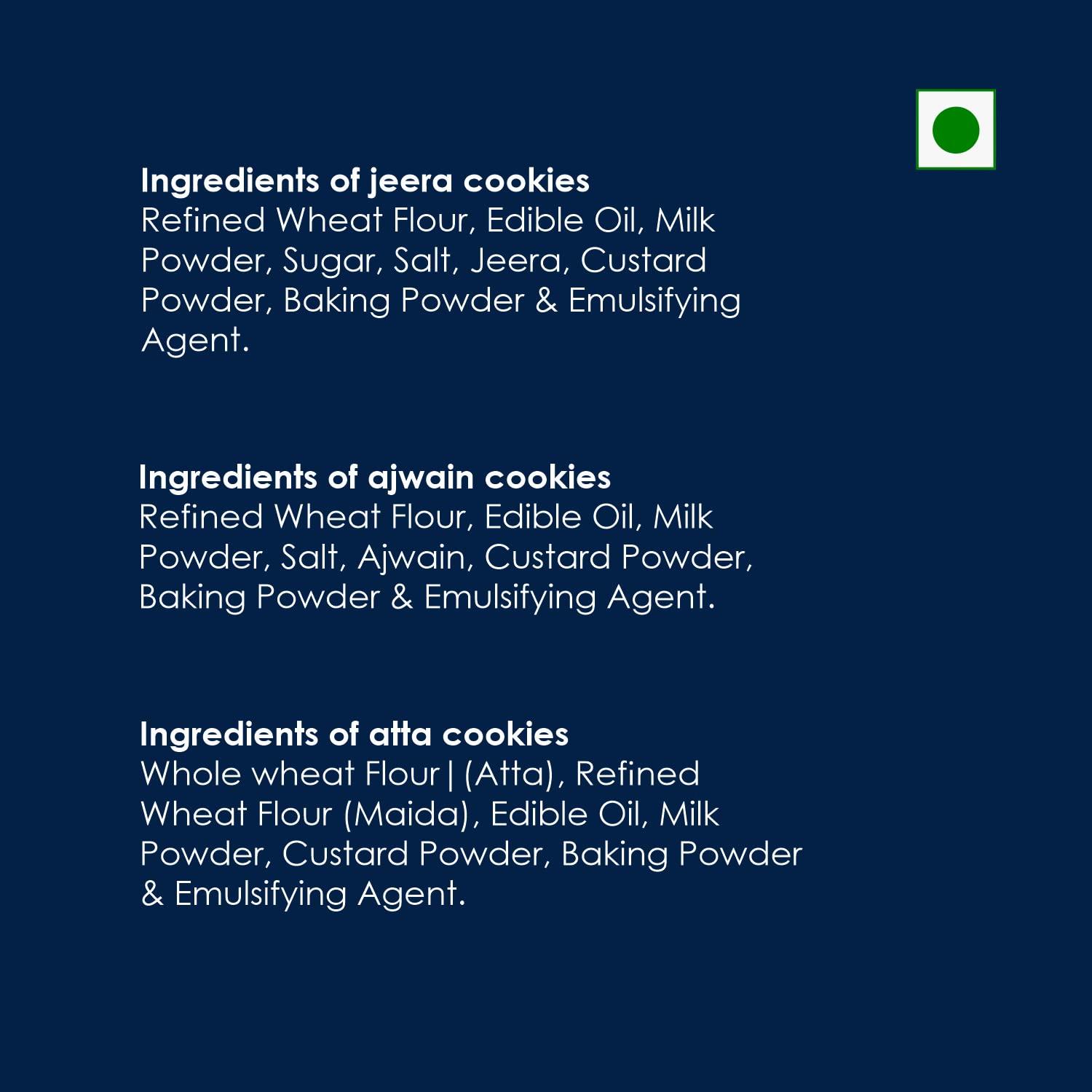 HaldiVita HaldiVita Cookies Biscuits| Biscuits Combo Pack of 3 x 250G each| Jeera, Ajwain & Atta cookies | Cookies Gifts Multipack | Healthy Cookies