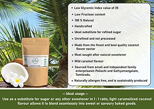 Aranyaka Aranyaka Natural Sweeteners Combo Pack| Palmyra Palm Sugar and Coconut Palm Sugar (1 Kg Each) | 100% Pure & Natural |Zero Preservatives & Unrefined | Traditionally Made | 2 Kg in Total