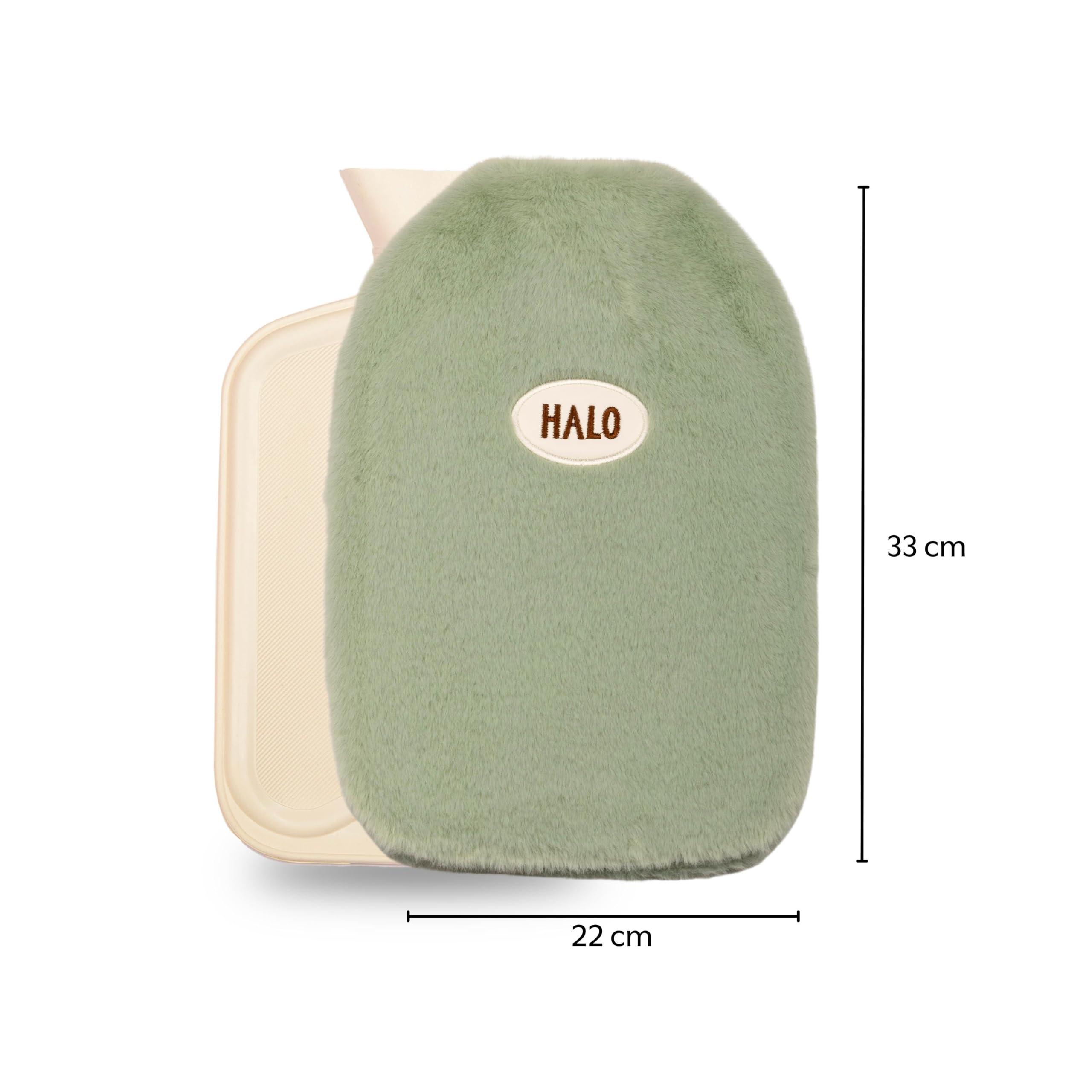 COSKIRA COSKIRA Hot Water Bottle with Plush Cover 2L Hot Water Bag Therapy Heater Bag Warm Hands, Waist, Belly, Feet Washable Rubber Bag Warm Relaxing Heat Cold Therapy long-lasting -Multi