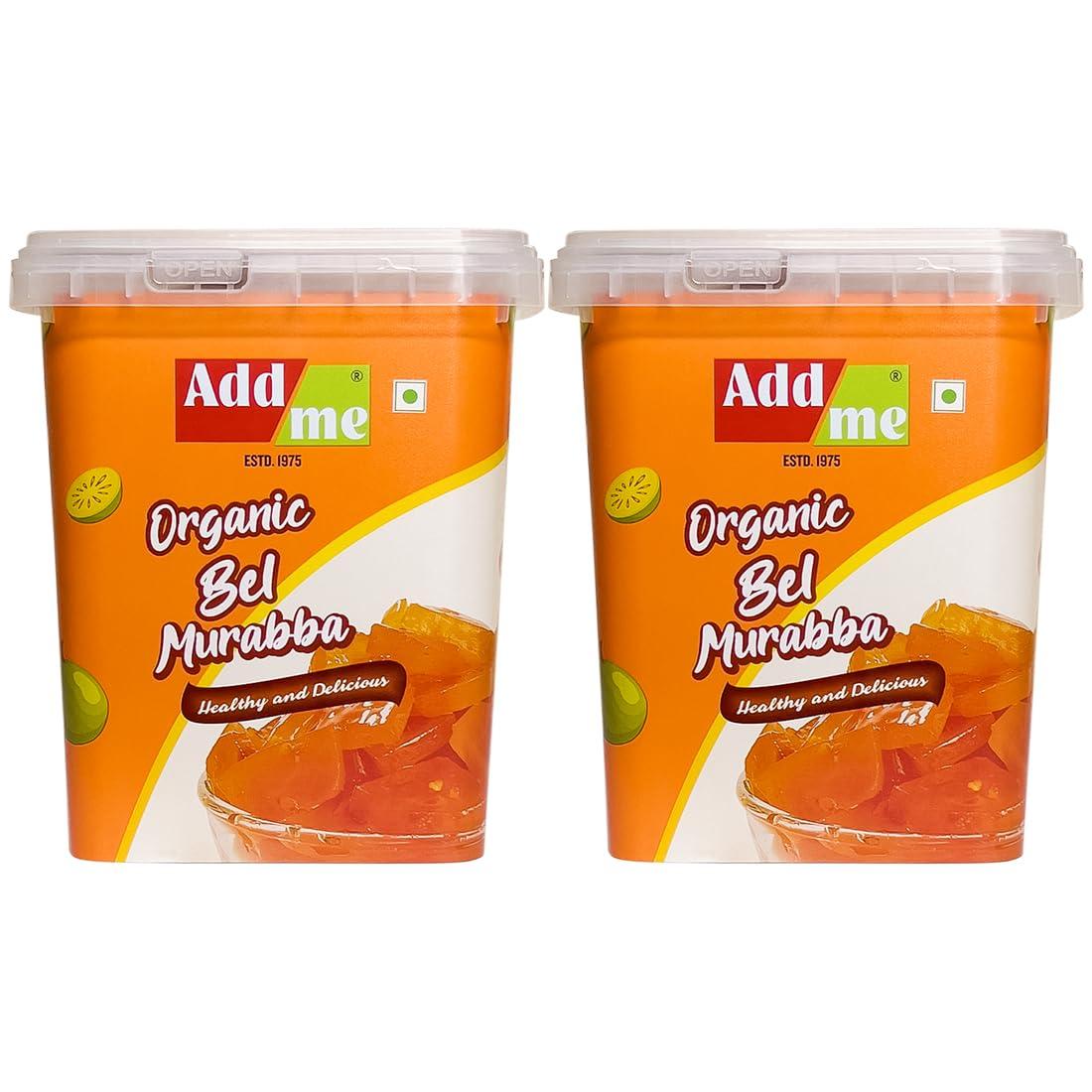 Add me Add me bel Giri ka murabba Vacuum Packed Without Syrup Sweet Bel Muraba (750 g) - Pack of 2 Immunity Booster Packs