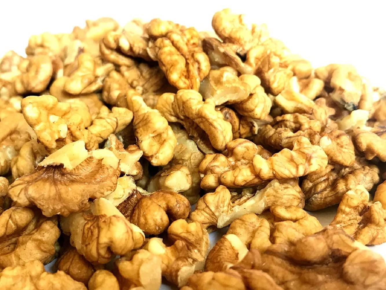 ENGLISH NUTS-THE DRY FRUITS HOUSE English Nuts Premium Kashmiri Walnut Quarter Kernels, Akhrot Giri Dry Fruits, Rich in Antioxidants, Gut Health Healthy Snacks (1000g)