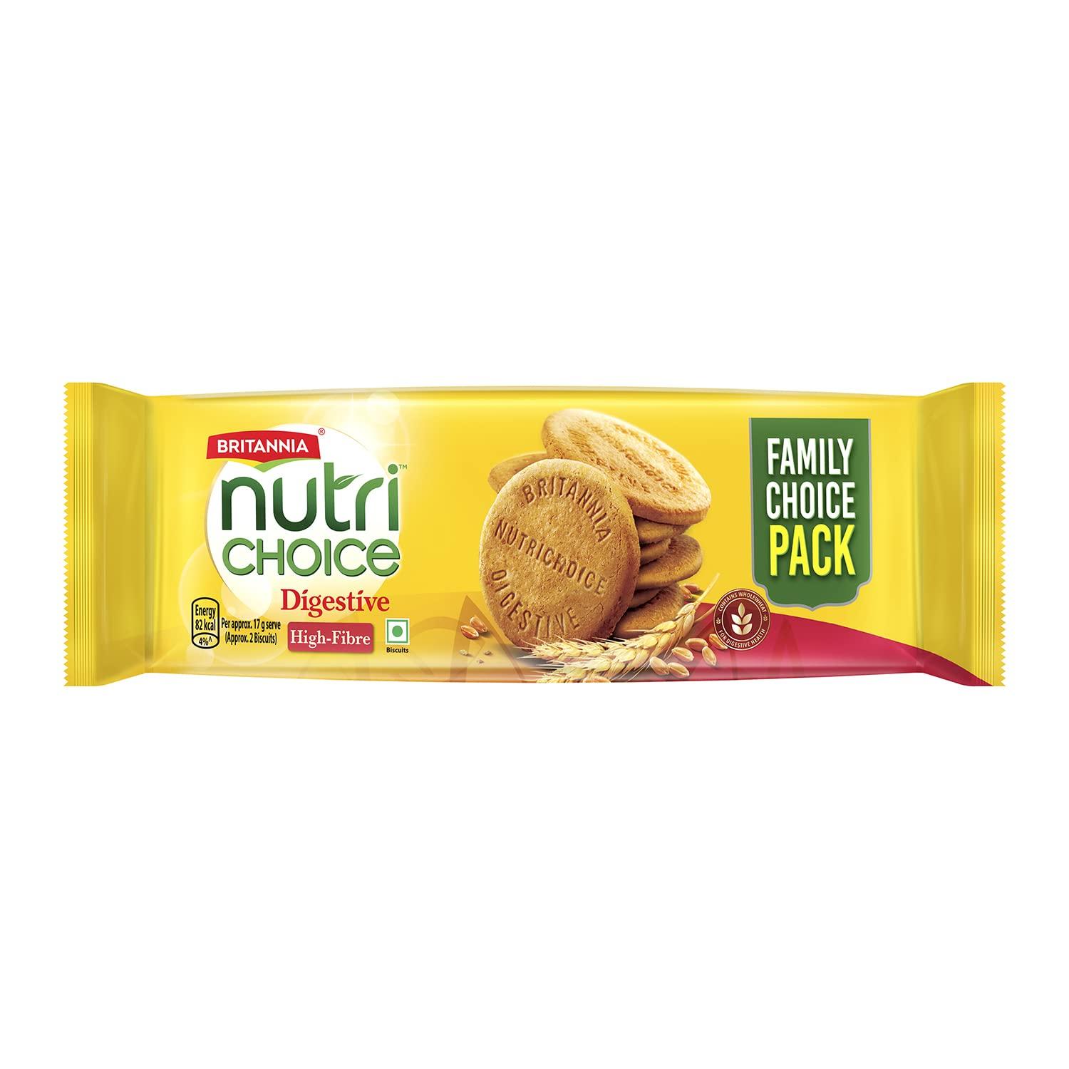 Britannia Nutri Choice Britannia Nutri Choice NutriChoice Digestive High Fibre Biscuits, 500g