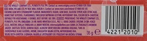 Hubba Bubba Hubba Bubba Chunky and Bubbly Bubble Gum Strawberry Flavour, 20 X 35 g
